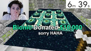 I Donated $10,000 to ruin Streamers WORLD RECORD speedrun...