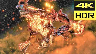 Final Fantasy 16 XVI Phoenix vs IFRIT Eikon Boss Fight | 4K 60 UHD Cinematic Fight Scenes