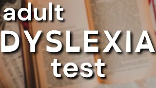 12 questions - Adult Dyslexia Checklist