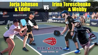 Eddie and Jorja Johnson vs Webby and Irina Tereschenko Exhibition Match - 2022 Beer City Open