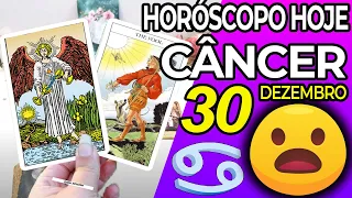 ISTO É INCRÍVEL 😲👀 Horoscopo do dia de hoje CÂNCER 30 dezembro 2022♋tarô CÂNCER  30 DEZEMBRO 2022