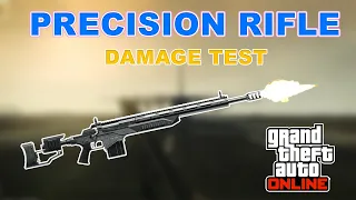 Damage Testing Of Precision Rifle in GTA Online