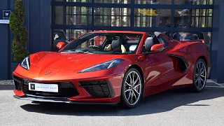 GORGEOUS!!! RIGHT HAND DRIVE CORVETTE C8 STINGRAY IN TACTICAL RED TINTCOAT