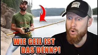 Das hätte ich für 7 vs. Wild gebraucht! Mit selbstgebauter Angel Fische jagen | Fritz Meinecke