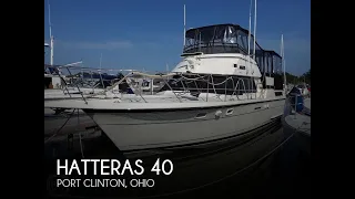 [SOLD] Used 1988 Hatteras 40 Dual Cabin Motor Yacht in Port Clinton, Ohio