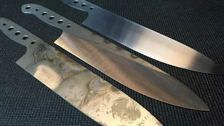 How I grind a chef style knife tutorial