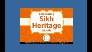 Sikh Heritage Month Virtual Launch Celebration! - 2022