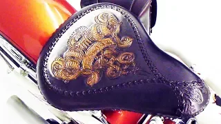 How To Make A Custom Motorcycle Seat Sportster Bobber