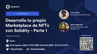 Chainlink Workshop | Crea tu propio Marketplace de NFTs con Solidity - Parte 1