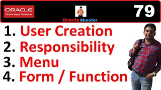 Apps Technical 79: User, Responsibility, Menu, Form and function structure in Oracle EBS