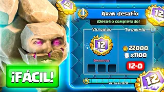 EL MEJOR MAZO DE GOLEM PARA GANAR GRAN DESAFIO! 12-0 FACIL!