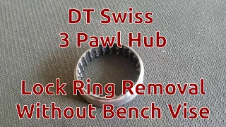 DT Swiss 3 Pawl Hub Lock Ring Removal without Bench Vise
