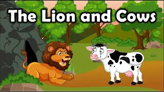 English Moral Stories  ||  Short Stories  ||  The Lion and Cows