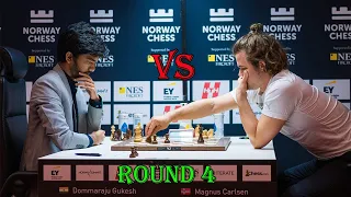 QUEEN ENDGAME!! Gukesh vs Magnus Carlsen || Norway Chess 2023 - R4