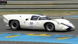 Lola T70 MkIII/B VERY LOUD V8 Sound ! Le Mans Classic 2023