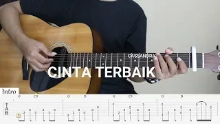 CINTA TERBAIK - Cassandra - Fingerstyle Guitar Cover - TAB Tutorial