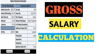 How To Calculate The Gross Salary? | gross Salary kase calculate karen? | Hr professional backbone