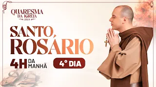 Santo Rosário | Quaresma 2024 | 03:40 | 4° Dia | Live Ao vivo