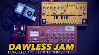 Dawless Jam ૐ [ Electribe / Behringer TD3 / Kaoss Pad / Zoom MS70 ] #electribe2 #dawless