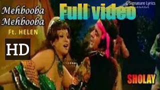 Mehbooba Mehbooba!Sholay!HD VIDEO Full songs, Helen!Dance Hindi movies songs!