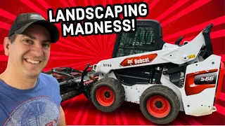 How To Level Your Backyard With a Skid Steer And Harley Rake