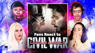 They couldn't take this in... FIRST TIME watching Captain America: Civil War (2016) Reaction Mashup