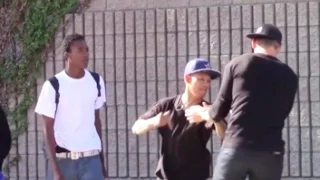 Calling Black People The N Word Prank (GONE WRONG) - Nigga Prank In The Hood