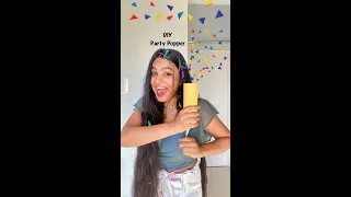 DIY Party Popper 🥳 | #shorts #youtubepartner #youtubeshorts #diy #crafteraditi @CrafterAditi