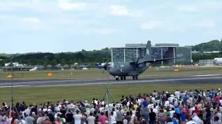 C27J Extreme Takeoff Farnborough