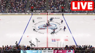 NHL LIVE🔴 Seattle Kraken vs Colorado Avalanche | Game 5 - 26th April 2023 | NHL Full Match - NHL 23