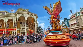 Disney Stars on Parade From Main Street USA at Disneyland Paris (March 2022) [4K]