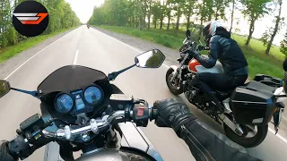 Заглох на трассе. Вот тебе и надёжность HONDA. Покатухи на трёх CB1300 2 часть.