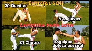 60 movimentos de capoeira para Luta (51 Golpes e 9 esquivas) - Técnicas de defesa pessoal