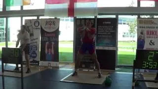 World cup of kettlebell sport 2014 Darlington. Long cycle 32 kg Ivan Denisov.