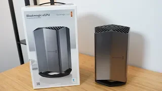 Hands-On With Apple's New $699 Blackmagic eGPU