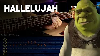 Shrek - Hallelujah (Aleluya) Guitar TAB | Guitarra Tutorial Cover Chirstianvib