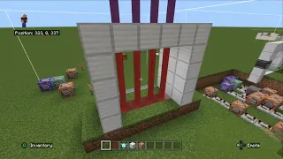 How to build a LASER door in Minecraft -Bedrock Command Block tutorial