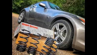 Nissan 370Z COMPLETE GUIDE Lowering Springs SWIFT Installation