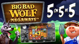 Big Bad Wolf Megaways! 5 High Stake Bonuses! *New Online Slot*