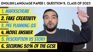 English Language Paper 1, Question 5: ‘Creative’ Writing: EVERYTHING In 1 Video