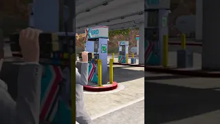 GTA 5 MICHAEL DESTROYING PETROLPUMP #shorts