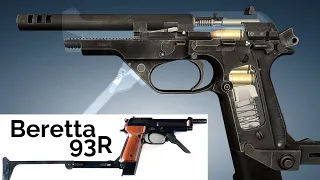 3D Animation: How a Beretta 93R Select-Fire Pistol works