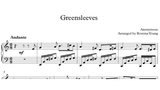 Greensleeves [Advanced Version], Anonymous - Piano arrangement