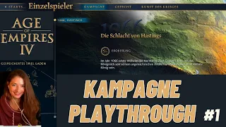 Age of Empires 4: Kampagne 'Hastings' playthrough & first gameplay 1 | deutsch