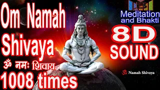 om namah shivaya 1008 times | om namah shivaya 8d sound | ॐ नमः शिवाय: 1008 बार