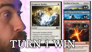 YOU DONT NEED OPPONENTS IF THEY DONT GET TO PLAY ANYWAYS! Fragment Reality Combo MTG Arena