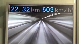 El Tren más Rápido del Mundo (603 km/h) - Maglev japonés