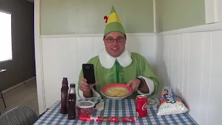 Making and Eating Buddy The Elf's Spaghetti Breakfast!