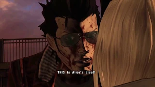 No More Heroes 2: Desperate Struggle (Wii) - Alice Moonlight's Death / Travis's Speech