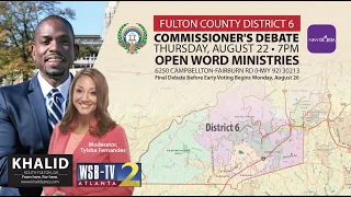 South Fulton County Commissioner's Debate (Full)